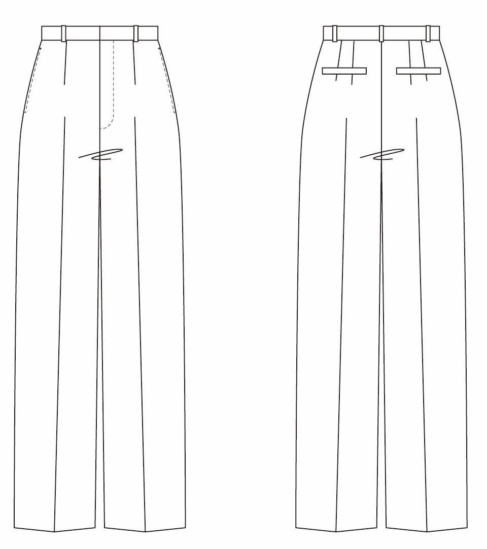 DRY GABA SLACKS GRAY【SAMPLE】