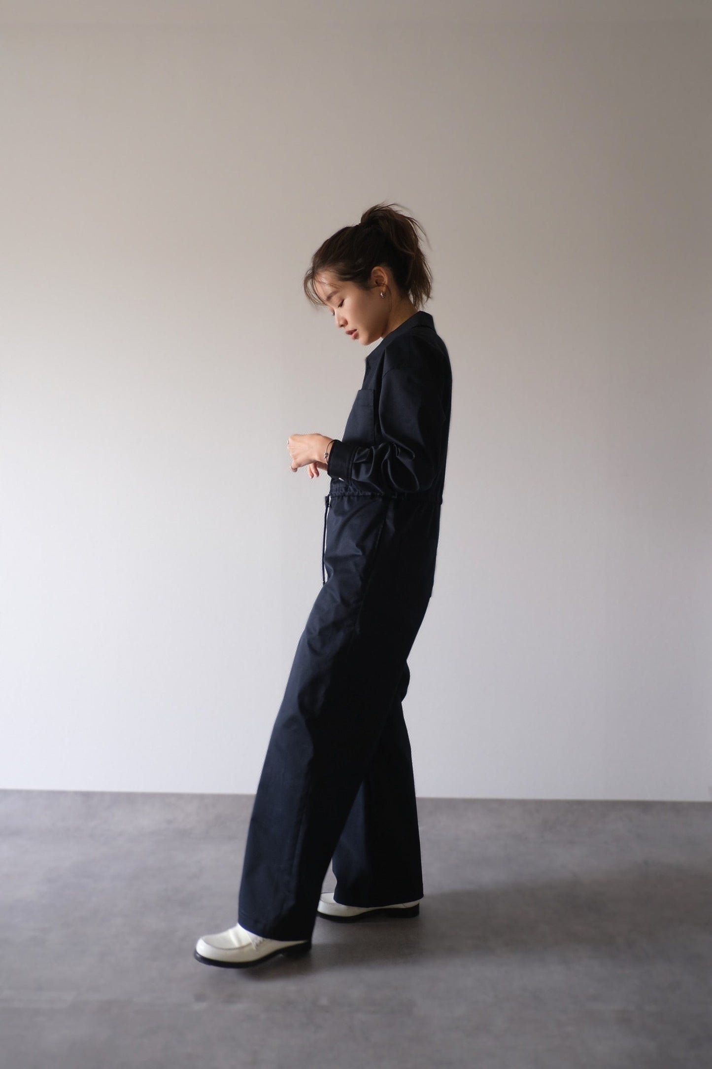 LIGHT TWILL ALL IN ONE NAVY 【SAMPLE】