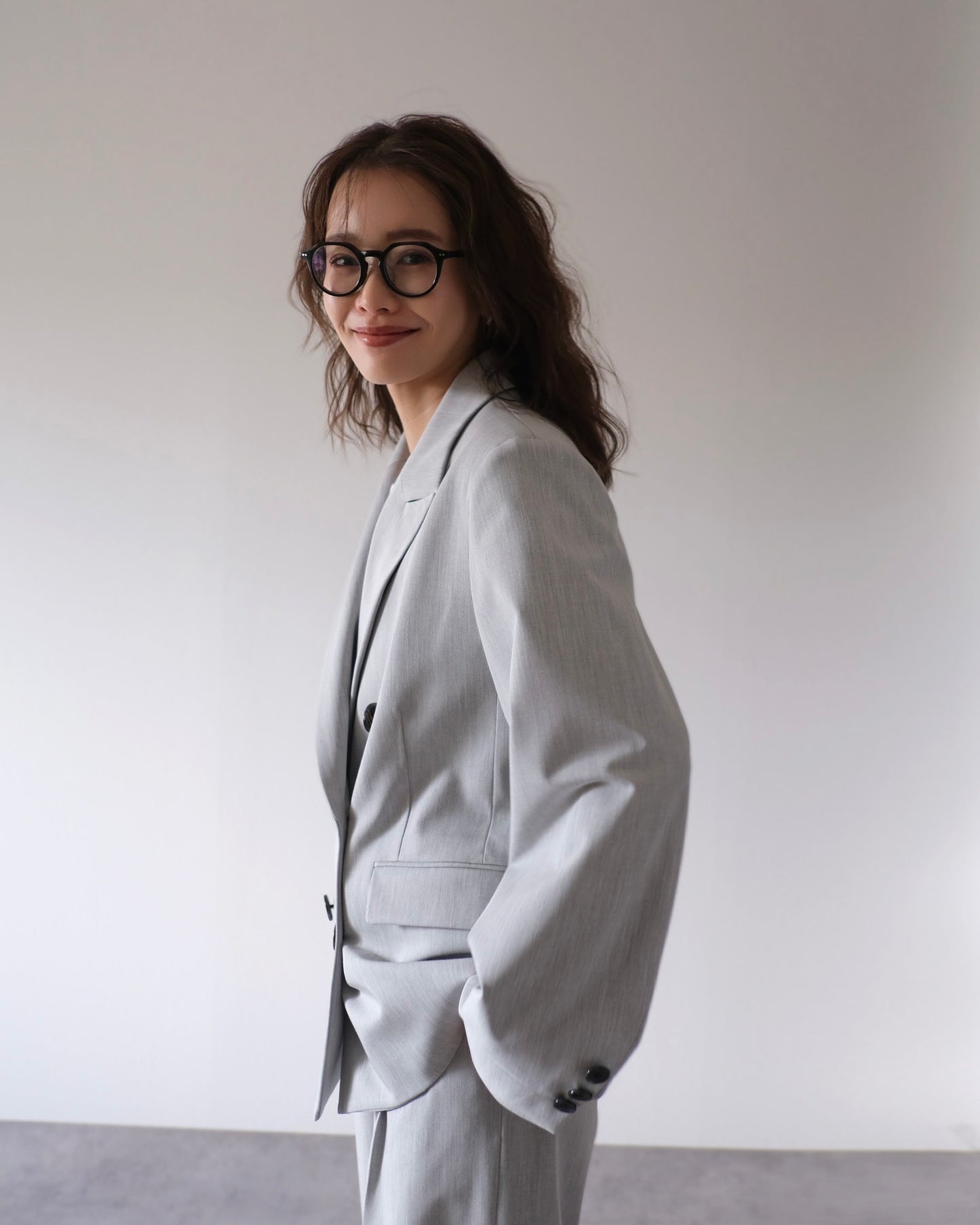 DRY GABA JACKET GRAY【SAMPLE】