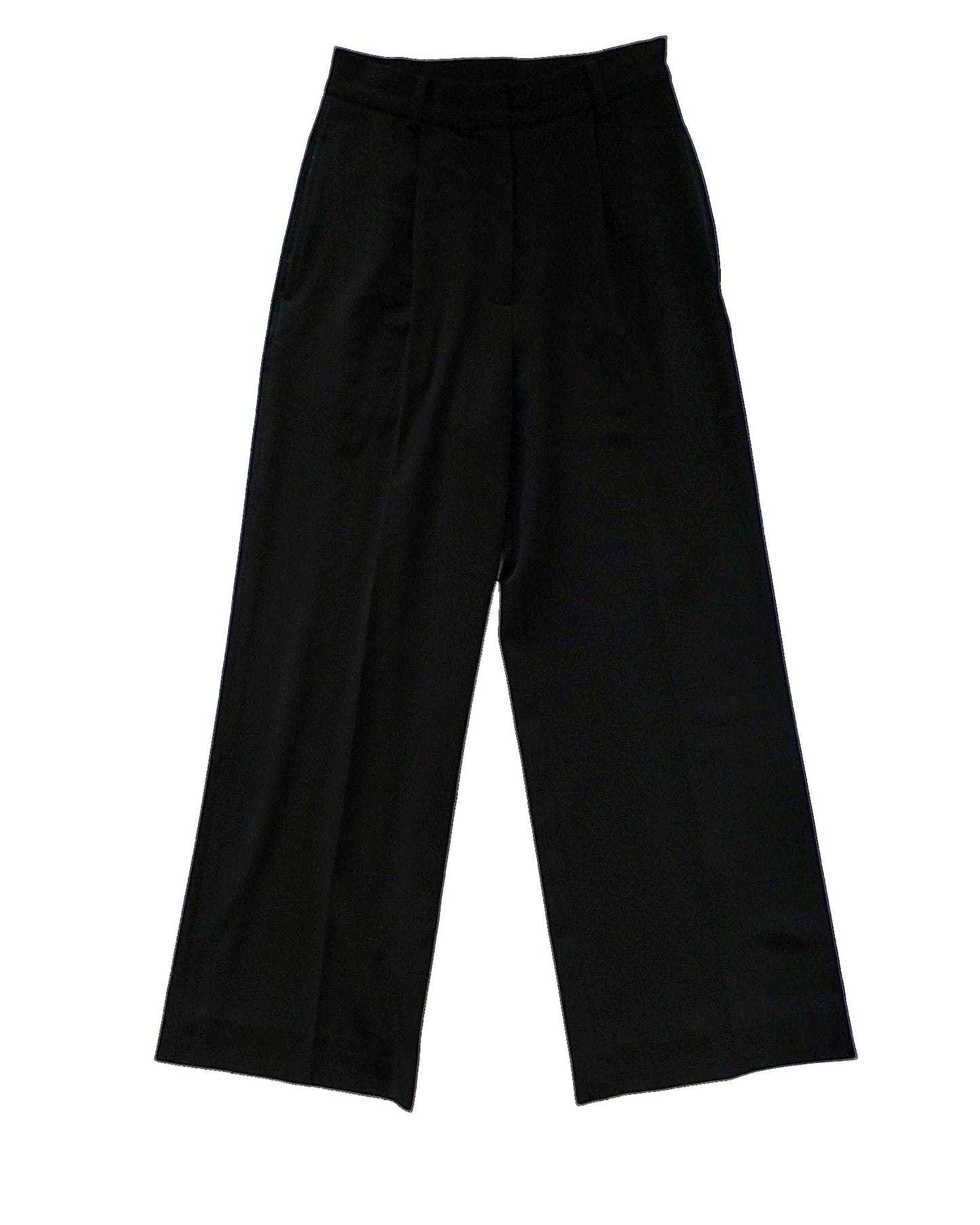 DRY GABA SLACKS BLACK【SAMPLE】