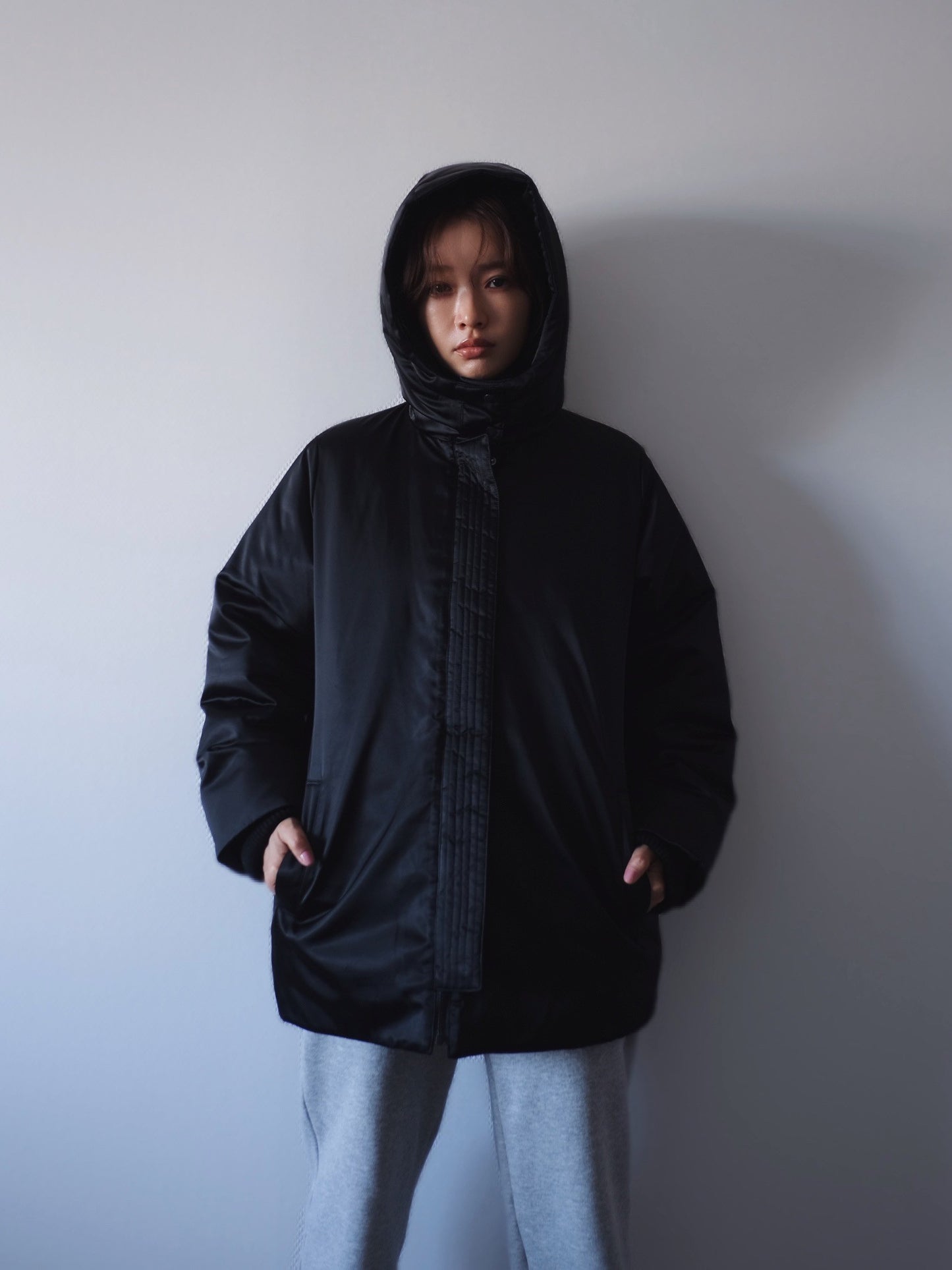 HOODED DOWN JACKET