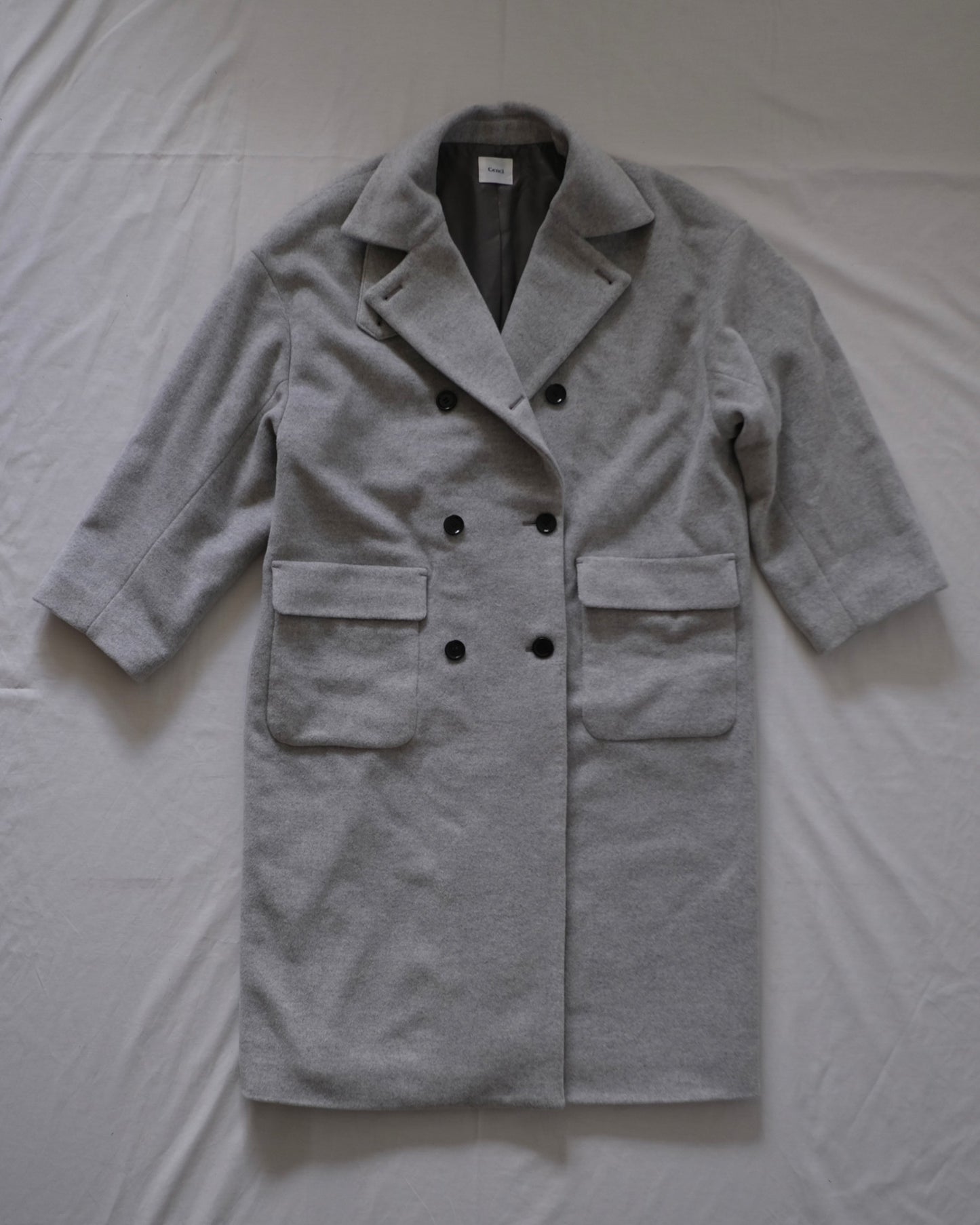 WOOL COAT GLAY【SAMPLE】