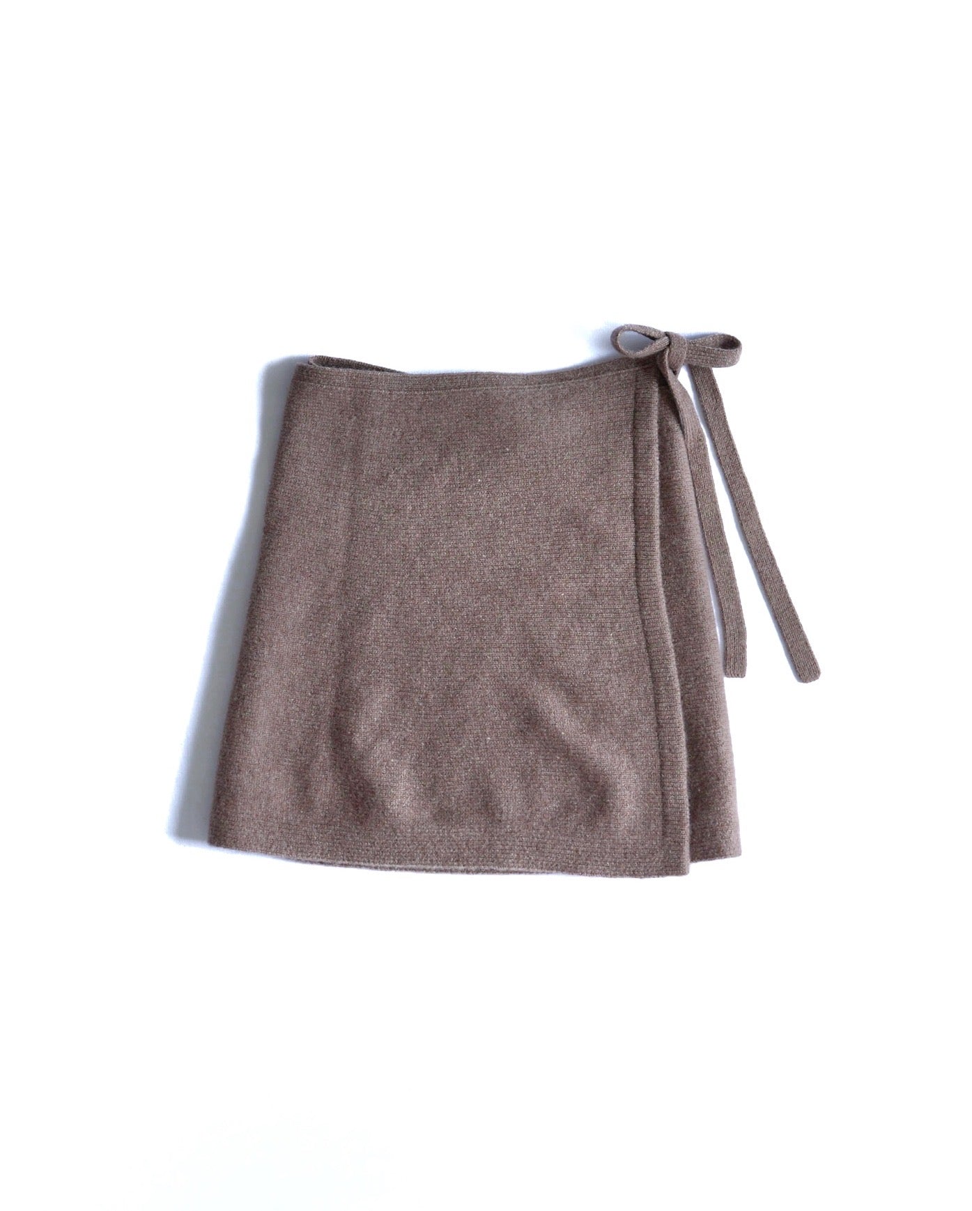KNIT WRAP SKIRT